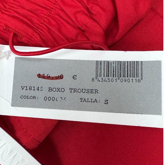 NWT Etxart & Panno Boxo Trouser Red size small - Picture 5 of 9